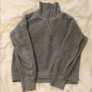 Lululemon Grey wool cozy sweater